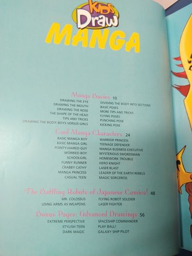 Kids Draw Manga book