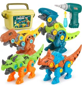 Take Apart Dinosaur Toys for Kids with Storage Box Electric Drill, DIY Construction Build Set Educational STEM Gifts for Boys Girls (FREE POSTAGE)