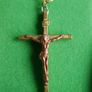 Antique  Crucifix Pendant and Chain Image 2