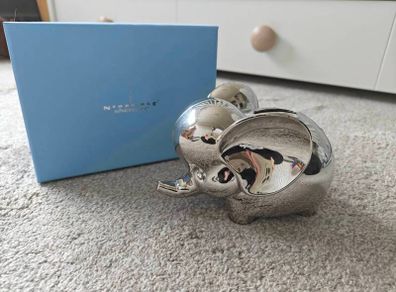 Newbridge Silver Elephant Money box - brand new