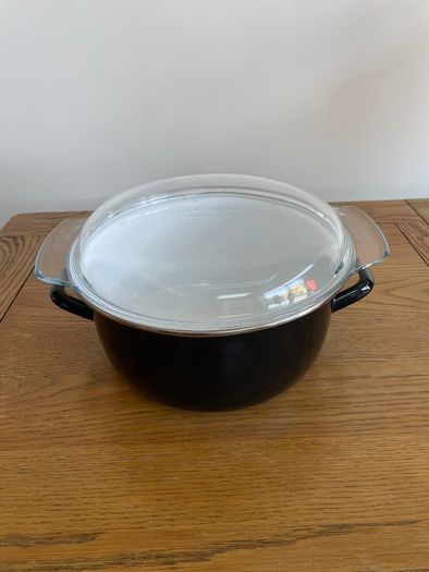 5L casserole pot with Pyrex lid