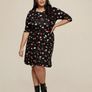 PLUS SIZE (20) Floral Print Dress. New Image 3