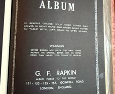 Vintage Junior Jet stamp album ( G.F. Rapkin) with hundreds of stamps included