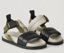 COS  Padded Leather Sandals