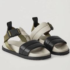COS  Padded Leather Sandals