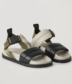 COS  Padded Leather Sandals