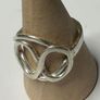 Handmade sterling silver ring size N1/2 Image 3