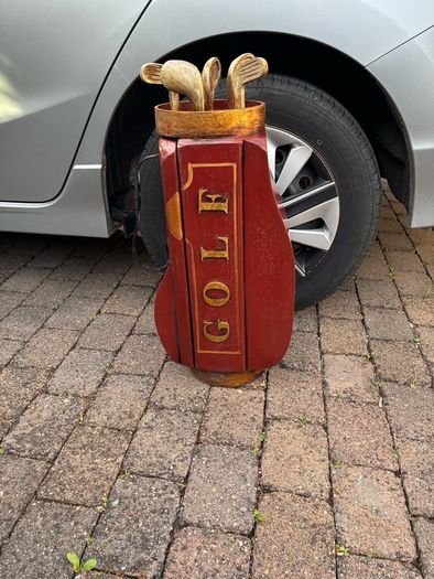 Golf Themed Storage Unit.