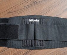 Mueller Adjustable Back Brace, one size, Black