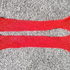 Red net socks