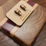 Holly and Liz - Coffee Cup Stud Earrings Made from Maple Wood Image 3