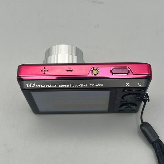 Sony Cyber-shot DSC-W380 14.1MP Digital Camera Pink - Full Kit