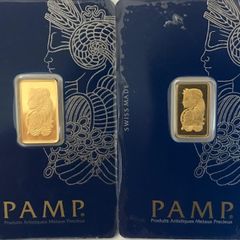2x pamp lady Fortuna Gold bars