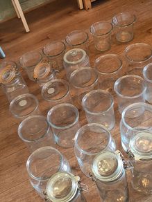 27x Glass Jars