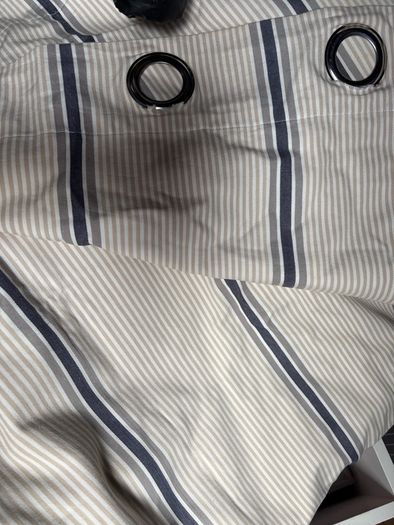 Lined curtains