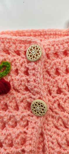Handmade baby cardigan