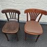 2 Vintage Bistro  cafe chairs Image 4