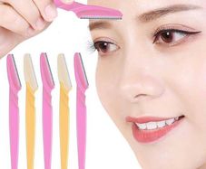 3/10Pcs Eyebrow Razor Eyebrow Trimmer Women Face Razor Hair Remover Eye Brow Shaver Blades for Cosmetic Beauty Makeup Tools
