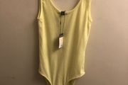NEW yellow bodysuit (size 14)