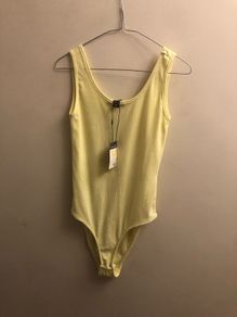 NEW yellow bodysuit (size 14)