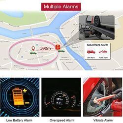 Real-Time Mini GPS Tracking Device Locator with Strong Magnet SOS Anti-Theft Geo Fence Alarm