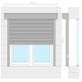 Roller Shutter Aluminium 100x120 cm White Image 7