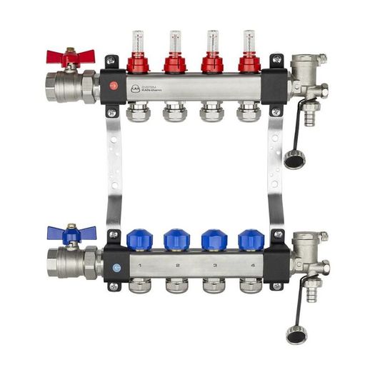 Underfloor heating Pipes and manifolds