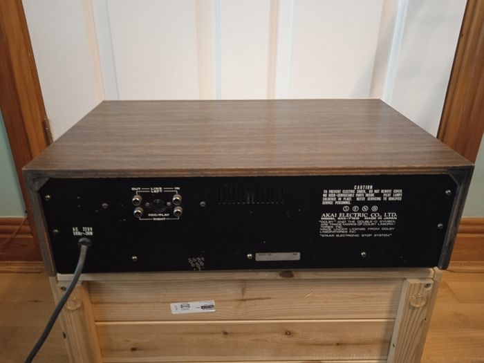Akai GXC-710D stereo tape deck hifi audio cassete golden era