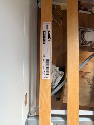 malm double bed frame
