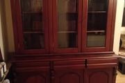 Mahogany Display Cabinet