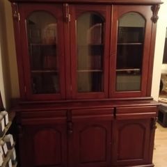 Mahogany Display Cabinet
