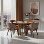 The Aurora Modern Round Dining Table 100cm Image 3