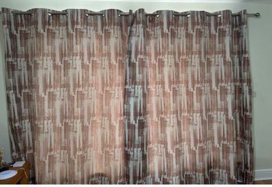 90 x 90 Curtains with 2 matching cushions