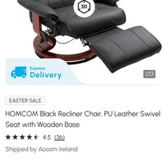HOMCOM Recliner chair