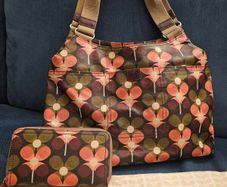 Orla Kiely handbag and wallet