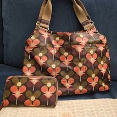 Orla Kiely handbag and wallet