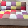 Patchwork sofa bed - multi-coloured Image 2