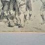 Framed Vintage Frank Reynolds Soccer Cartoon Print  Authentic Punch Magazine Image 4