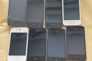 Lot of 8 Apple iPhone 4 &amp; 4s - Untested / Locked - Spares or repair