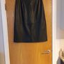 Gallery  Faux  Leather  Black  Skirt.  Size 14.  B.N.W.T Image 5
