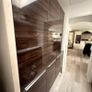 Luxury Dark Walnut High-Gloss Storage Cabinet Image 3