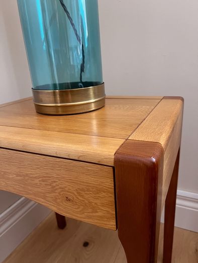 Zara home oak side table