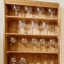 Wooden open shelving unit/glasses display. Image 2