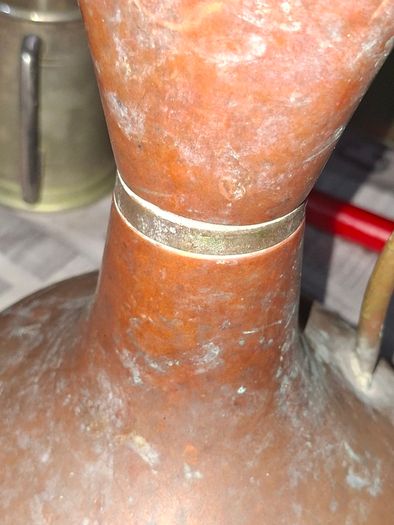 2 Large Vintage Copper Pitcher's, PRICE IS FOR 1 ONLY, Postage available or Collection