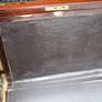 Antique Wooden Writing Box 19th century ,Brass fittings Image 9