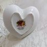 Royal Albert Old Country Roses Floral Heart Ornament Image 6