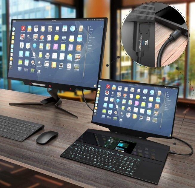 Mini DisplayPort to DisplayPort Cable 5 meters .  DisplayPort connector, Mini DisplayPort/Thunderbolt 1 & 2    other cables available not same brand Mini DisplayPort to HDM