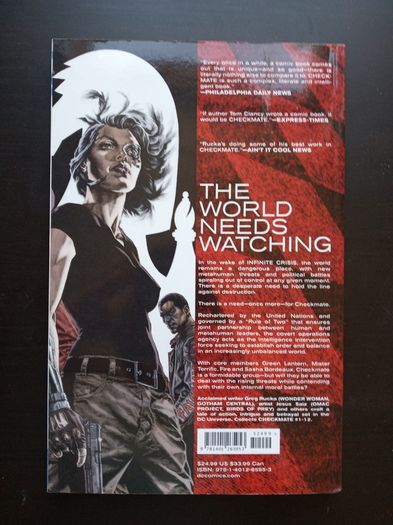 Graphic novel - Checkmate by Greg Rucka TP Vol 1