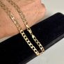 9ct gold flat curb chain Image 6