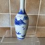 Chinese Pair Eggshell Porcelain Colbalt Blue/ White Elegant Vases Image 4